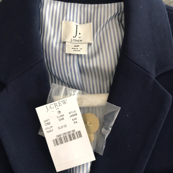J.Crew Navy Blazer - Picture 2 of 2